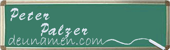Peter Palzer Visitenkarte